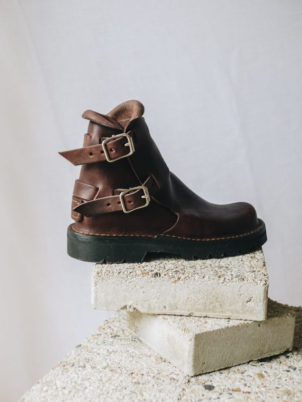 rof-style tankwa brown leather boots